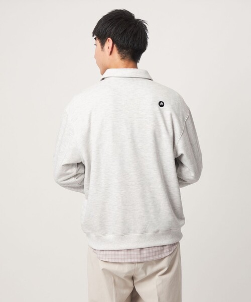 MARMOT（マーモット）の「【別注】＜Marmot＞ハーフジップ 長袖 スウェット（スウェット・メンズ・ダークグレー/ライトグレー・M/L/XL）」の7枚目の写真