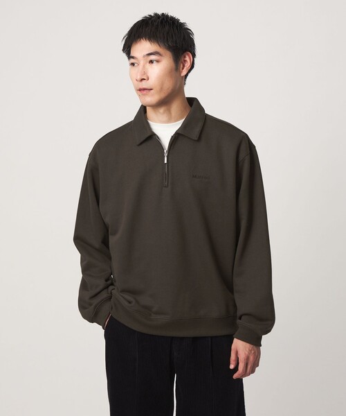 MARMOT（マーモット）の「【別注】＜Marmot＞ハーフジップ 長袖 スウェット（スウェット・メンズ・ダークグレー/ライトグレー・M/L/XL）」の9枚目の写真