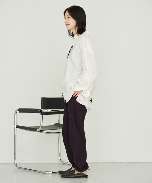 Champion(チャンピオン)の「Champion/チャンピオン SLOBE別注 スウェットパンツ(スウェットパンツ・レディース・ライトグレー/ブラック/ブラウン・FREE)」の4枚目の写真
