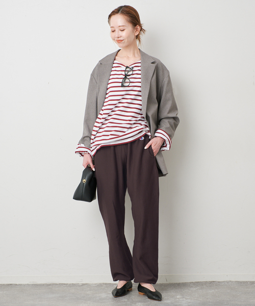 Champion(チャンピオン)の「Champion/チャンピオン SLOBE別注 スウェットパンツ(スウェットパンツ・レディース・ライトグレー/ブラック/ブラウン・FREE)」の13枚目の写真