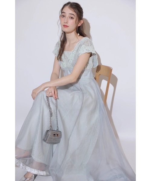 Rirandture（リランドチュール）の「レースオフショルフレアドレス（ワンピース・レディース・ブラック/ミント・0/1/2）」の21枚目の写真