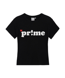 HEART PRIME レディース スリムフィット 半袖Tシャツ 5 COLORS