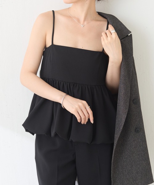 COLLAGE GALLARDAGALANTE(コラージュガリャルダガランテ)の「バルーンビスチェ/Nuel(その他トップス・レディース・アイボリー/ブラック・FREE)」の2枚目の写真
