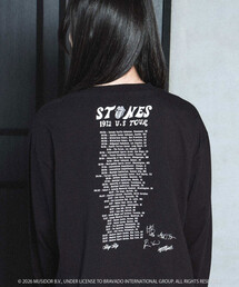 SLAP SLIP（スラップスリップ）の「【ザ・ローリング・ストーンズｘSLAP】フロントｘバックロゴプリント長袖Tシャツ大人（Tシャツ/カットソー）」
