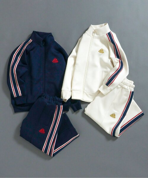 BREEZE(ブリーズ)の「トラックジャケット_セットアップ可(ジャージ・キッズ・キナリ/ネイビー・130/140/150/90/100/110/120)」の8枚目の写真