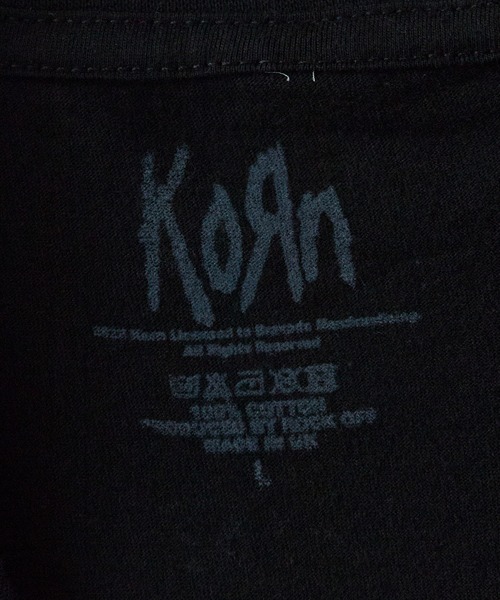 UNSTOA(アンストア)の「KORN/ UNISEX T-SHIRT: SHADOW PLAYGROUND (BLACK) / KORNTS35MB 秋服 冬服(Tシャツ/カットソー・メンズ・ブラック・S/M/L)」の6枚目の写真