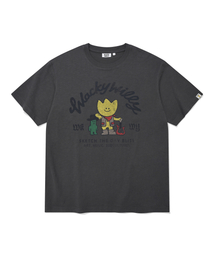 キキ&ポコ スラブ 半袖Tシャツ チャコール