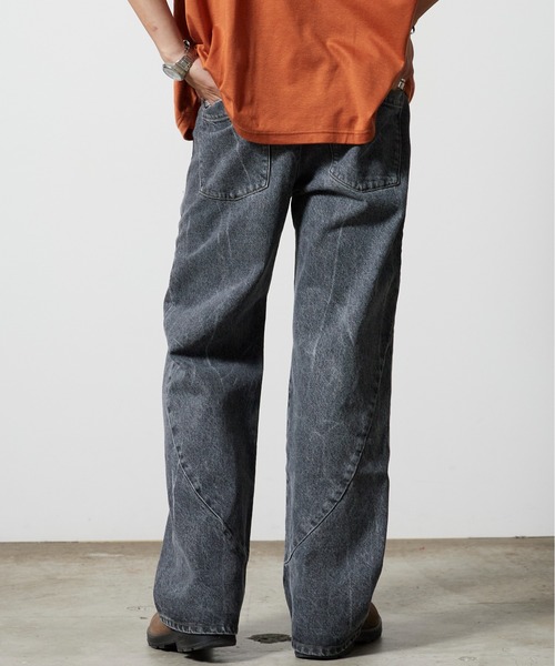 encode（エンコード）の「encode/ PROTOTYPE 3D JEANS /code-003 秋服 冬服（デニムパンツ・メンズ・ブラック/インディゴブルー・S/M）」の12枚目の写真