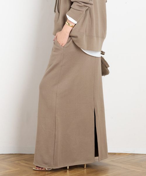 AP STUDIO(エーピーストゥディオ)の「Wool mix sweat Skirt(スカート・レディース・ベージュ/スミクロ・38/36)」の17枚目の写真