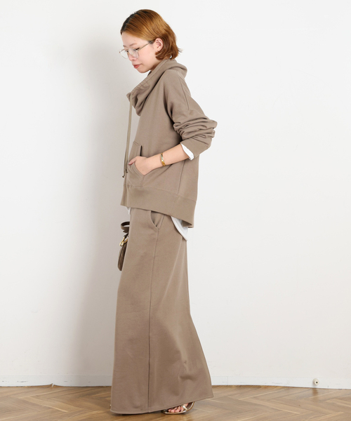 AP STUDIO(エーピーストゥディオ)の「Wool mix sweat Skirt(スカート・レディース・ベージュ/スミクロ・38/36)」の20枚目の写真