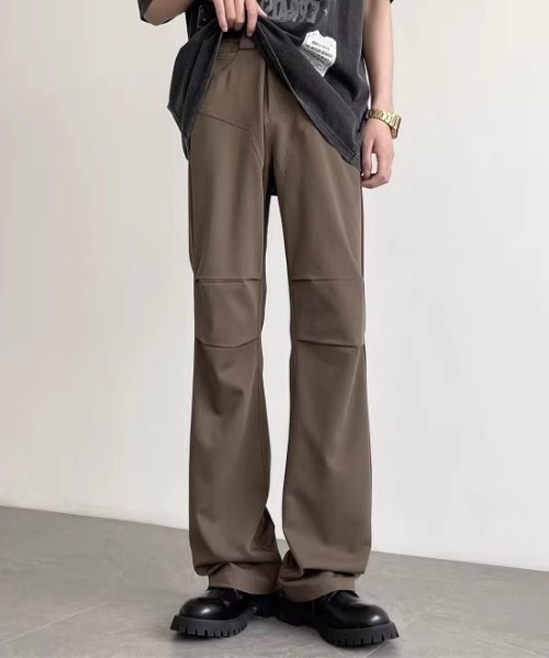 DOUBLE STEAL(ダブルスティール)の「DS立体タックワイドスラックス(スラックス・メンズ・ブラウン/ブラック・X-LARGE/LARGE/MEDIUM/SMALL)」の1枚目の写真