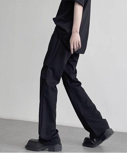 DOUBLE STEAL(ダブルスティール)の「DS立体タックワイドスラックス(スラックス・メンズ・ブラウン/ブラック・X-LARGE/LARGE/MEDIUM/SMALL)」の6枚目の写真