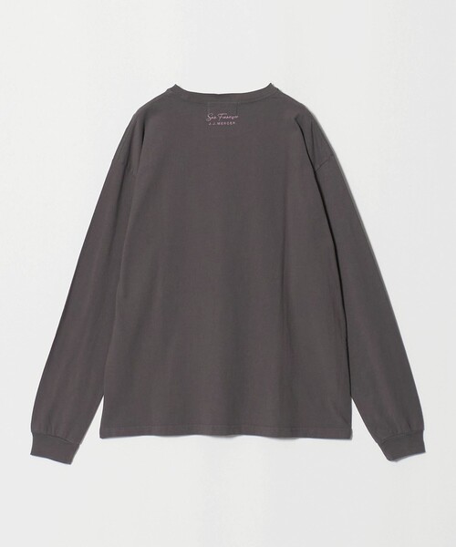 jj mercer(ジェイジェイマーサー)の「【別注】<J.Jmercer>プリント ロングスリーブ Tシャツ(Tシャツ/カットソー・レディース・ライム/ブラック/ホワイト・FREE)」の5枚目の写真