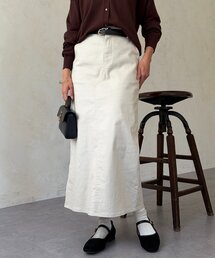 フロント切替タイトスカート