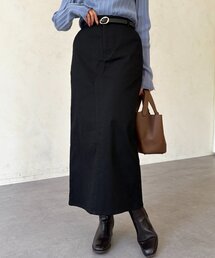 フロント切替タイトスカート