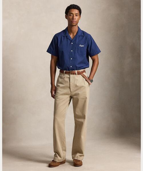 POLO RALPH LAUREN(ポロ ラルフ ローレン)の「The Ralph ロゴ キャンプ シャツ(シャツ/ブラウス・メンズ・ネイビー系1・S/L/XS)」の5枚目の写真
