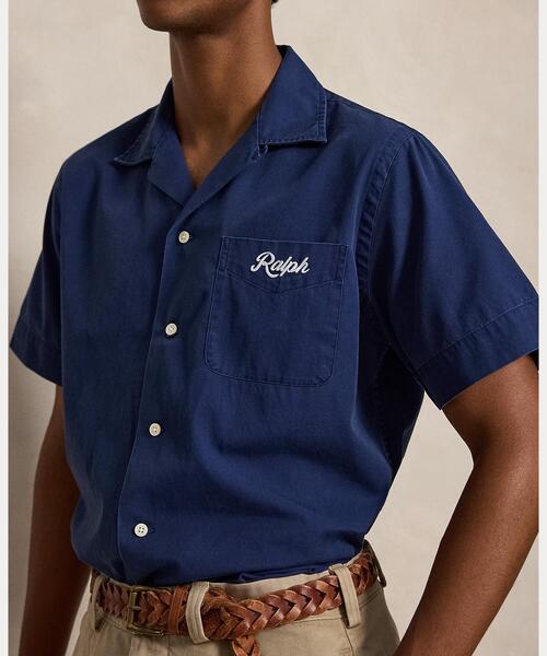 POLO RALPH LAUREN(ポロ ラルフ ローレン)の「The Ralph ロゴ キャンプ シャツ(シャツ/ブラウス・メンズ・ネイビー系1・S/L/XS)」の3枚目の写真