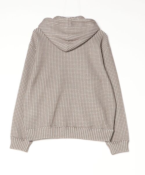 SEAGREEN(シーグリーン)の「SEAGREEN(シーグリーン) ONI WAFFLE RELAX HOODIE オニワッフルリラックスフーディ(パーカー・メンズ・グレイッシュベージュ・2/3/4)」の6枚目の写真