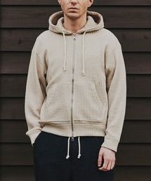 SEAGREEN（シーグリーン）の「SEAGREEN(シーグリーン) ONI WAFFLE RELAX HOODIE オニワッフルリラックスフーディ（パーカー）」
