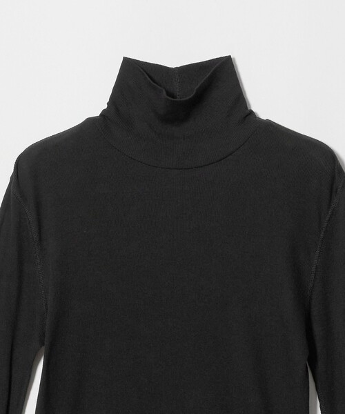 Steven Alan（スティーブンアラン）の「＜Steven Alan＞コットン シルク リブ タートルネック プルオーバー（Tシャツ/カットソー・レディース・ダークブラウン/ブラック/オフホワイト・FREE）」の14枚目の写真