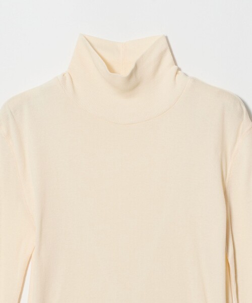 Steven Alan（スティーブンアラン）の「＜Steven Alan＞コットン シルク リブ タートルネック プルオーバー（Tシャツ/カットソー・レディース・ダークブラウン/ブラック/オフホワイト・FREE）」の17枚目の写真