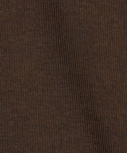 Steven Alan（スティーブンアラン）の「＜Steven Alan＞コットン シルク リブ タートルネック プルオーバー（Tシャツ/カットソー・レディース・ダークブラウン/ブラック/オフホワイト・FREE）」の7枚目の写真