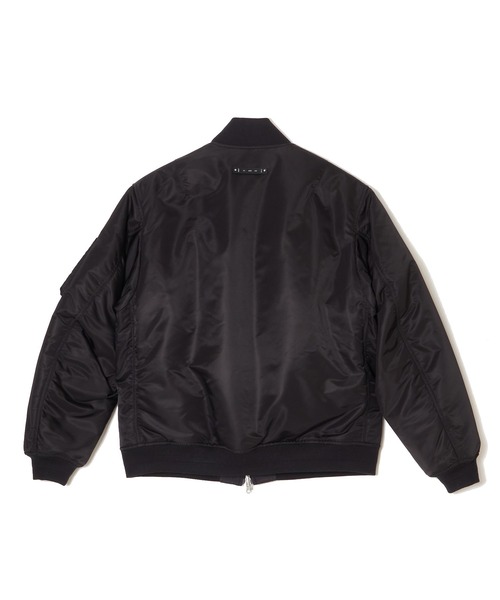 CRIMIE(クライミー)の「REVERSIBLE DIAMOND-QUILTED MA1 BOMBER JACKET(MA-1・メンズ・ブラック/カーキ・XL/L/M/S/XXL)」の4枚目の写真