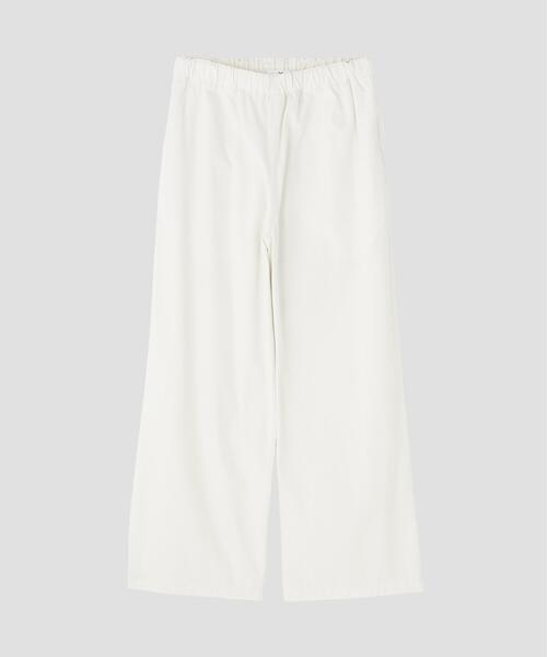 Y(ワイ)の「Y / ORGANIC COTTON / RECYCLE POLYESTER TWILL EASY TROUSERS(その他パンツ・メンズ・ホワイト/ネイビー・MEDIUM/LARGE)」の1枚目の写真