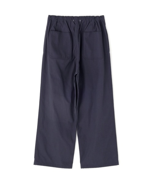 Y(ワイ)の「Y / ORGANIC COTTON / RECYCLE POLYESTER TWILL EASY TROUSERS(その他パンツ・メンズ・ホワイト/ネイビー・MEDIUM/LARGE)」の5枚目の写真