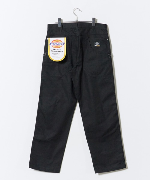 GRIP SWANY(グリップスワニー)の「GRIP SWANY/グリップスワニー × Dickies/ディッキーズ DUCK DOUBLE KNEE PAINTE ヴィンテージ ダブルニーペインターパンツ タウンユース スタッズ 2026年秋冬 秋服(チノパンツ・メンズ・ブラック・M/L)」の3枚目の写真