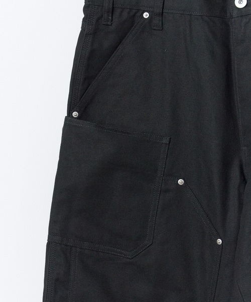GRIP SWANY(グリップスワニー)の「GRIP SWANY/グリップスワニー × Dickies/ディッキーズ DUCK DOUBLE KNEE PAINTE ヴィンテージ ダブルニーペインターパンツ タウンユース スタッズ 2026年秋冬 秋服(チノパンツ・メンズ・ブラック・M/L)」の6枚目の写真