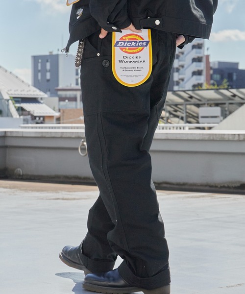 GRIP SWANY(グリップスワニー)の「GRIP SWANY/グリップスワニー × Dickies/ディッキーズ DUCK DOUBLE KNEE PAINTE ヴィンテージ ダブルニーペインターパンツ タウンユース スタッズ 2026年秋冬 秋服(チノパンツ・メンズ・ブラック・M/L)」の16枚目の写真