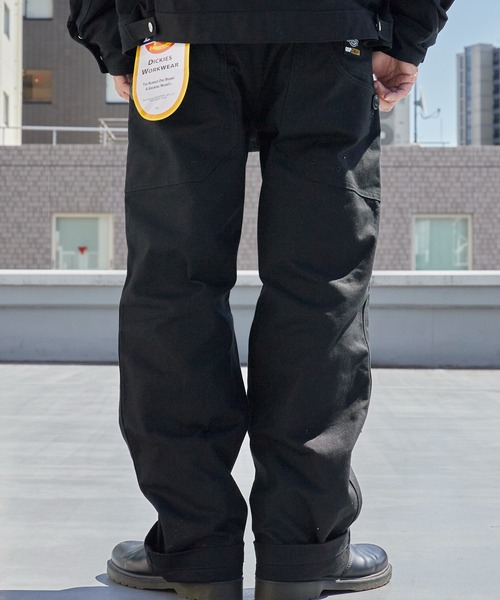 GRIP SWANY(グリップスワニー)の「GRIP SWANY/グリップスワニー × Dickies/ディッキーズ DUCK DOUBLE KNEE PAINTE ヴィンテージ ダブルニーペインターパンツ タウンユース スタッズ 2026年秋冬 秋服(チノパンツ・メンズ・ブラック・M/L)」の18枚目の写真