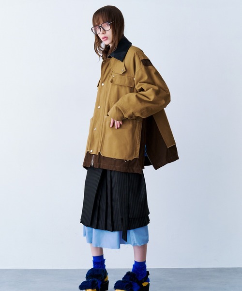 SeeSew(シーソー)の「【UNISEX】OVERSPEC COVERALL/オーバーサイズカバーオール(カバーオール・メンズ・ブラック/ライトブラウン・M/L)」の17枚目の写真