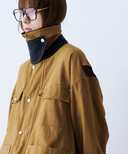 SeeSew(シーソー)の「【UNISEX】OVERSPEC COVERALL/オーバーサイズカバーオール(カバーオール・メンズ・ブラック/ライトブラウン・M/L)」の11枚目の写真