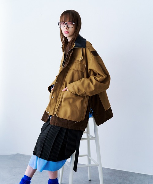 SeeSew(シーソー)の「【UNISEX】OVERSPEC COVERALL/オーバーサイズカバーオール(カバーオール・メンズ・ブラック/ライトブラウン・M/L)」の16枚目の写真