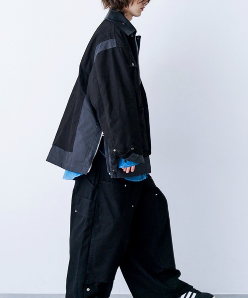SeeSew(シーソー)の「【UNISEX】OVERSPEC COVERALL/オーバーサイズカバーオール(カバーオール・メンズ・ブラック/ライトブラウン・M/L)」の20枚目の写真