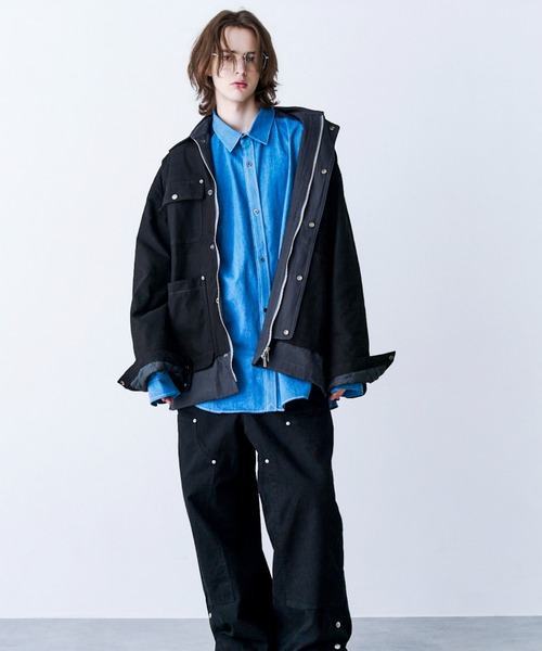 SeeSew(シーソー)の「【UNISEX】OVERSPEC COVERALL/オーバーサイズカバーオール(カバーオール・メンズ・ブラック/ライトブラウン・M/L)」の21枚目の写真