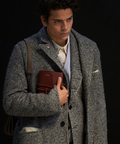 MASU(エムエーエスユー)の「【M A S U】LUCKY CLOVER CHESTERFIELD COAT(ダウンジャケット/コート・メンズ・ブラック/グレー・44/46)」の3枚目の写真