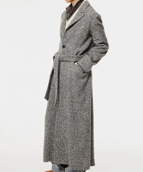 MASU(エムエーエスユー)の「【M A S U】LUCKY CLOVER CHESTERFIELD COAT(ダウンジャケット/コート・メンズ・ブラック/グレー・44/46)」の9枚目の写真