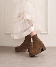 ESPERANZA（エスペランサ）の「【ナチュ盛り】ベーシックショートブーツ（ブーツ・レディース）」