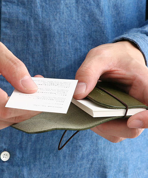 DURAM FACTORY（ドゥラムファクトリー）の「DURAM ドゥラム ラバーバンドカードケース 名刺入れ レザー 本革 14019（名刺入れ・メンズ・ライトブラウン/ダークブラウン/グリーン/レッド/ブラウン/ブラック・FREE）」の18枚目の写真