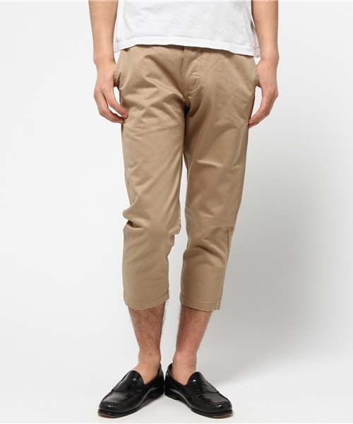 GRAND GLOBAL（グランドグローバル）の「GRAND GLOBAL / ウエポンクロップドパンツ			（チノパンツ・メンズ・ベージュ/ネイビー/ブルー・38/40/42/44/36）」の16枚目の写真