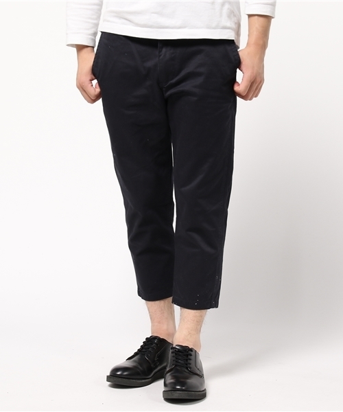 GRAND GLOBAL（グランドグローバル）の「GRAND GLOBAL / ウエポンクロップドパンツ			（チノパンツ・メンズ・ベージュ/ネイビー/ブルー・38/40/42/44/36）」の14枚目の写真