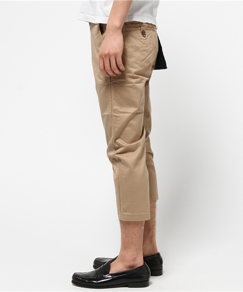 GRAND GLOBAL（グランドグローバル）の「GRAND GLOBAL / ウエポンクロップドパンツ			（チノパンツ・メンズ・ベージュ/ネイビー/ブルー・38/40/42/44/36）」の4枚目の写真