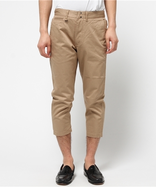 GRAND GLOBAL（グランドグローバル）の「GRAND GLOBAL / ウエポンクロップドパンツ			（チノパンツ・メンズ・ベージュ/ネイビー/ブルー・38/40/42/44/36）」の6枚目の写真