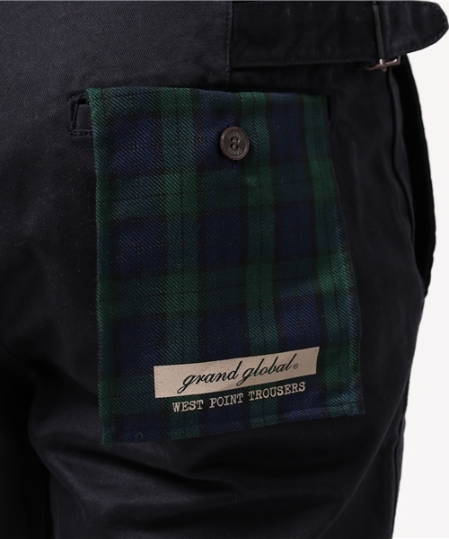 GRAND GLOBAL（グランドグローバル）の「GRAND GLOBAL / ウエポンクロップドパンツ			（チノパンツ・メンズ・ベージュ/ネイビー/ブルー・38/40/42/44/36）」の13枚目の写真