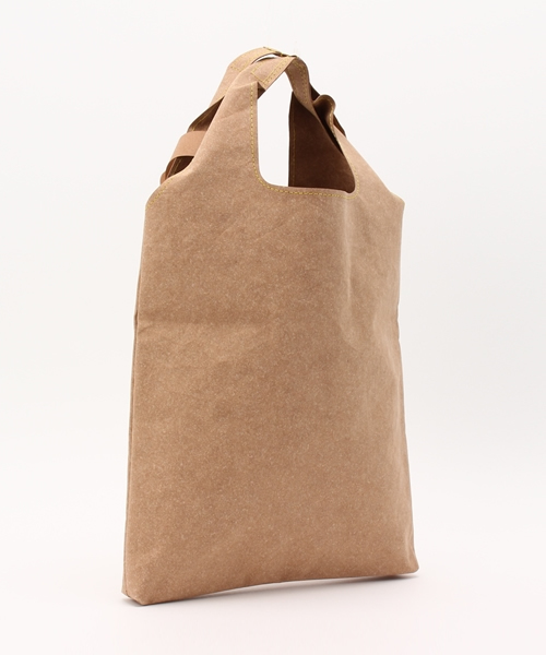 SHIPS Days（シップスデイズ）の「MAKOO: ロゴ リサイクル バッグ（エコバッグ/サブバッグ・ホワイト・ONE SIZE）」の5枚目の写真