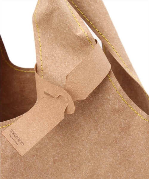 SHIPS Days（シップスデイズ）の「MAKOO: ロゴ リサイクル バッグ（エコバッグ/サブバッグ・ホワイト・ONE SIZE）」の6枚目の写真