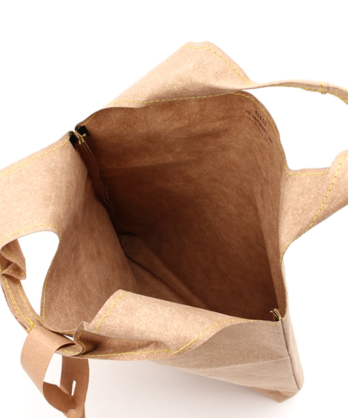 SHIPS Days（シップスデイズ）の「MAKOO: ロゴ リサイクル バッグ（エコバッグ/サブバッグ・ホワイト・ONE SIZE）」の7枚目の写真